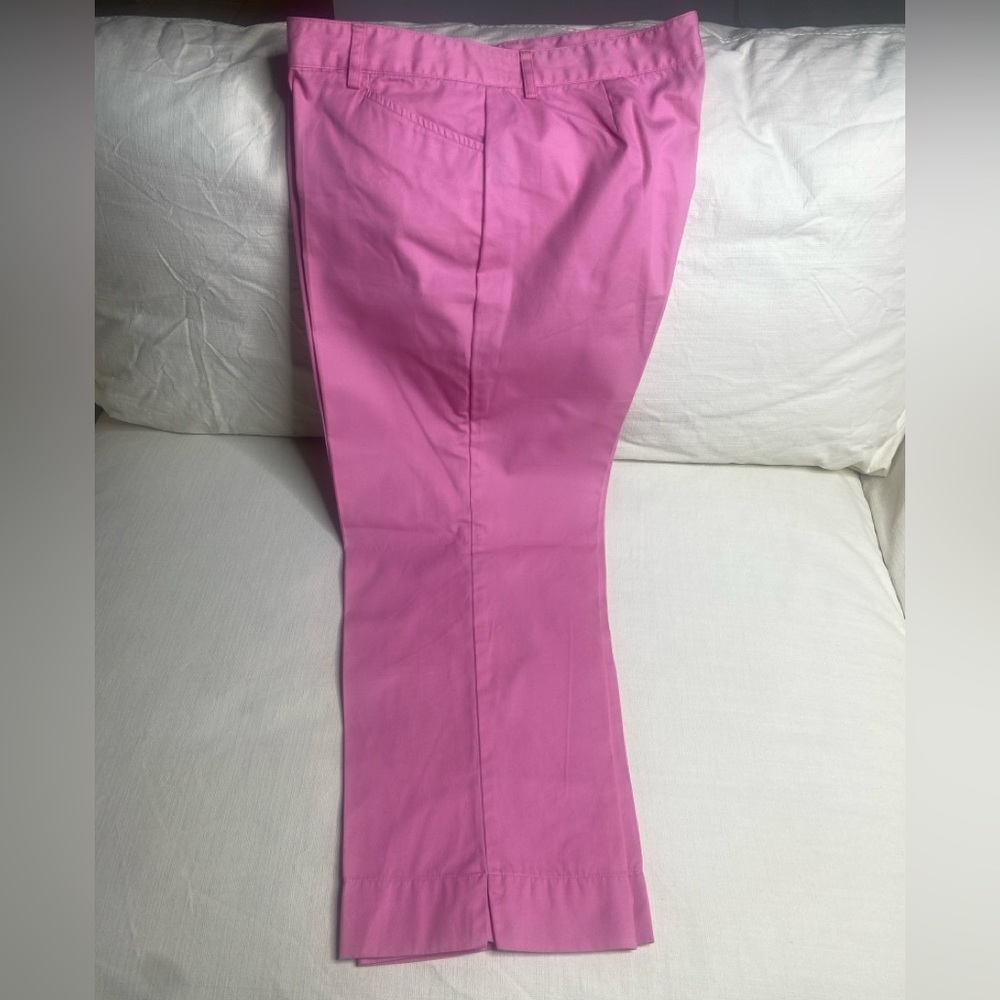 Ralph Lauren Sport Ladies Pink Straight-Leg Pants 14 cotton